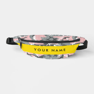 Sacs Banane Motif camouflage rose et gris Personnalisez votre