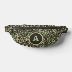 Sacs Banane Motif camouflage vert personnalisé tendance Lettre