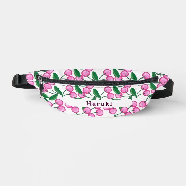 Sacs Banane Motif Cerise Kawaii (Recto)