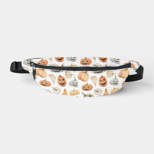 Sacs Banane Motif Citrouille d'aquarelle amusant