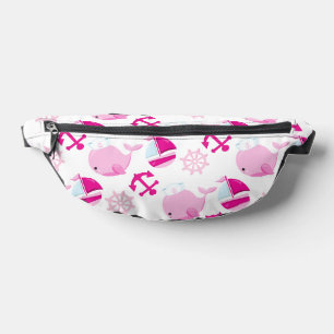 Sacs Banane Motif De Baleines, Beaux Baleines, Baleines Roses