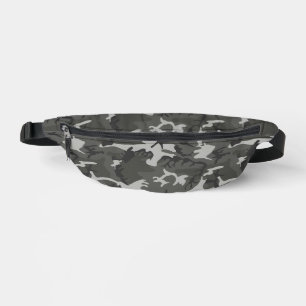 Sacs Banane Motif de Camouflage gris, Motif militaire, Armée