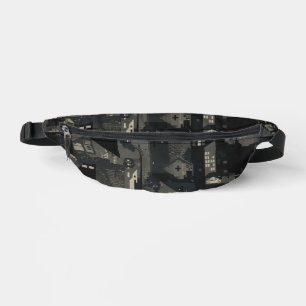 Sacs Banane Motif de camouflage militaire en environnement urb
