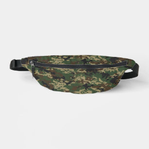 Sacs Banane Motif de camouflage militaire Pixel
