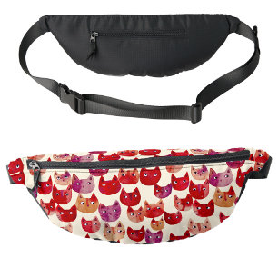 Sacs Banane Motif de chat coloré amusant