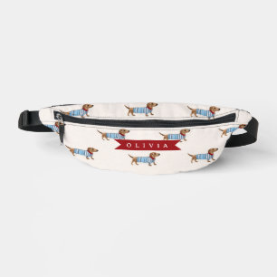 Sacs Banane Motif de chien Dachshund mignon et chic personnali