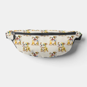 Sacs Banane Motif de chien de chien de taupe mou