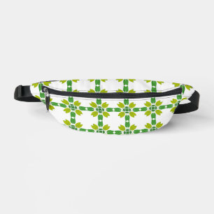 Sacs Banane Motif de feuille, motif de feuilles, feuilles vert