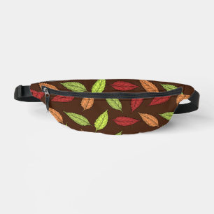 Sacs Banane Motif De Feuilles, Feuilles Colorés, Feuilles D'Au