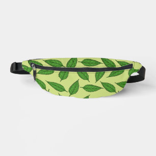 Sacs Banane Motif de feuilles, motif de feuille, feuilles de p