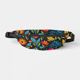 Sacs Banane Motif de fleurs colorées