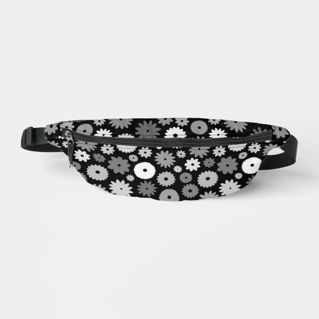 Sacs Banane Motif de fleurs monochromes (Recto)