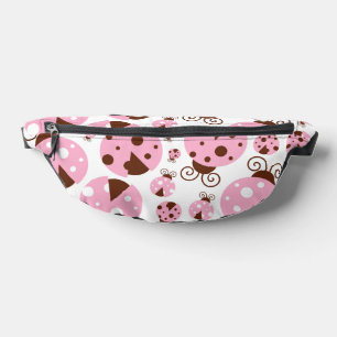 Sacs Banane Motif De Ladybugs, Mignons Ladybugs, Pink Ladybugs