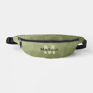 Sacs Banane Motif de maillage géométrique de l'armée