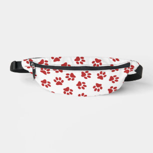 Sacs Banane Motif De Pâtes, Patrouilles De Chiens, Paws Rouges
