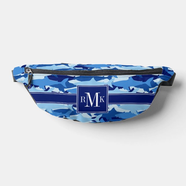 Sacs Banane Motif de requin bleu (Poser)