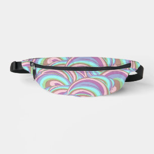 Sacs Banane Motif de tourbillons multicolores