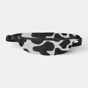 Sacs Banane Motif de vache noir et blanc