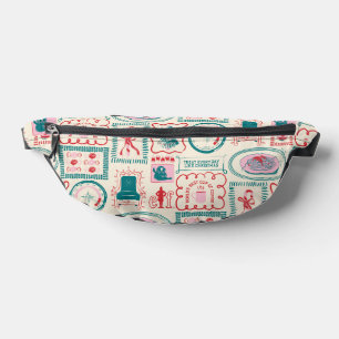 Sacs Banane Motif d'icône Elf Holiday