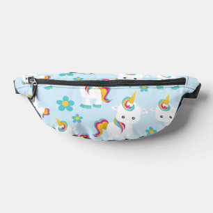 Sacs Banane Motif D'Unicornes, De Mignons Unicornes, Fleurs
