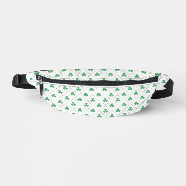 Sacs Banane Motif Feuilles de Trèfle St. Patrick-53224 (Recto)