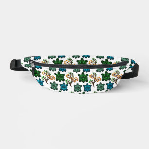 Sacs Banane Motif Floral de Tortue de Mer Tropicale Océan Cô