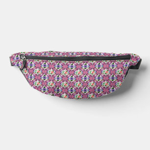 Sacs Banane Motif floral d'oiseau folklorique fantaisiste