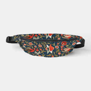 Sacs Banane Motif floral indo-persan bohème vintage rouge