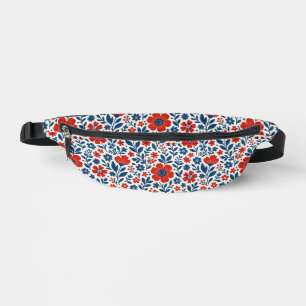 Sacs Banane Motif floral sur le thème des États-Unis/Américain