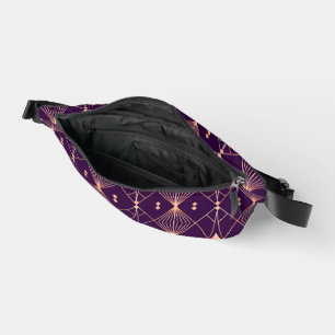 Sacs Banane Motif géométrique élégant avec losange orange