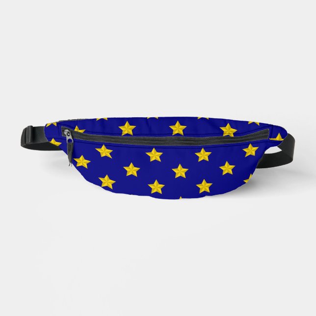 Sacs Banane Motif Gold Stars, Bleu Marine, Exclusive (Recto)