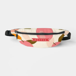 Sacs Banane Motif personnalisé de pêche Mignon été rétro