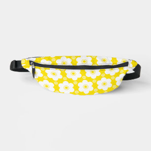 Sacs Banane Motif Pois Jaune et Blanc