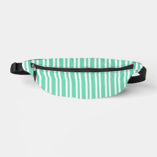 Sacs Banane Motif rayures blanches Aquamarine