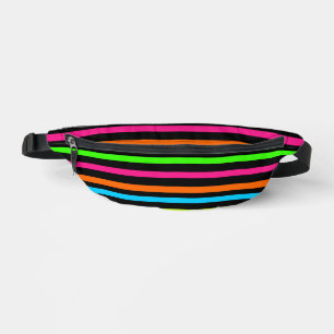 Sacs Banane Motif Rayures Néon