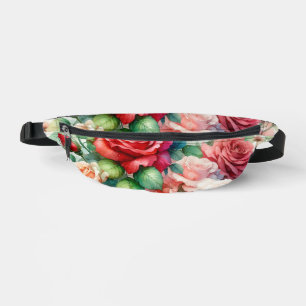 Sacs Banane Motif Rose Fantaisiste
