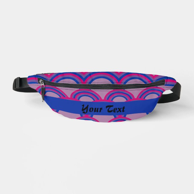 Sacs Banane Motif sans couture avec arcs-en-ciel (Recto)