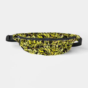Sacs Banane Motif Triangle Noir Jaune