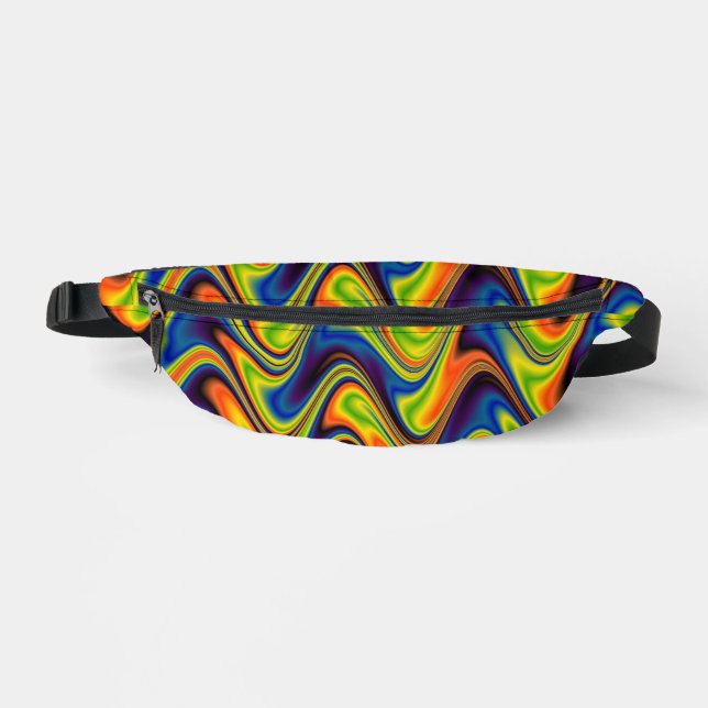 Sacs Banane Multicolor Abstrait (Recto)