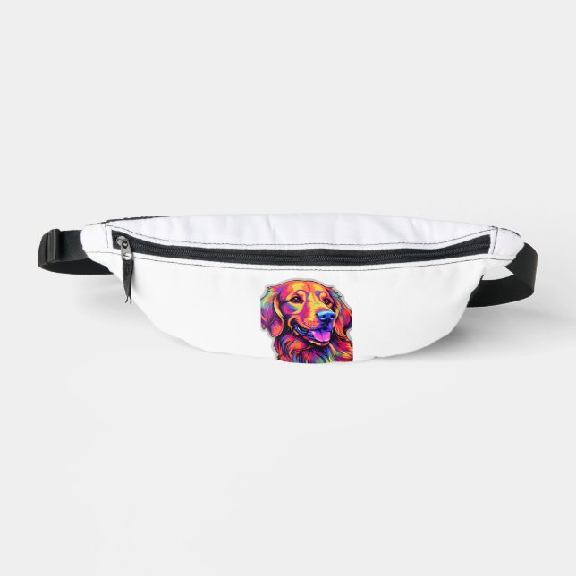 Sacs Banane Neon Golden Retriever (Recto)