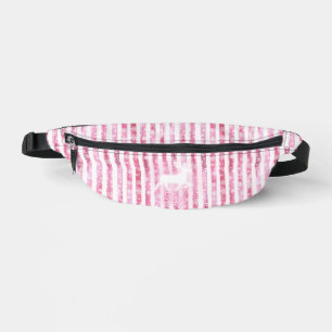 Sacs Banane Noël rose et blanc Joie Reindeer