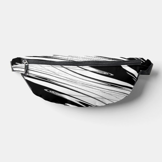 Sacs Banane Noir et blanc moderne (Poser)