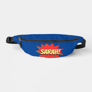 Sacs Banane Nom personnalisé Superhero