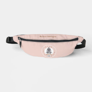 Sacs Banane Nom personnalisé Symbole zodiaque Aquarius