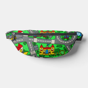 Sacs Banane nostalgie des années 90, Moquette de piste Voiture