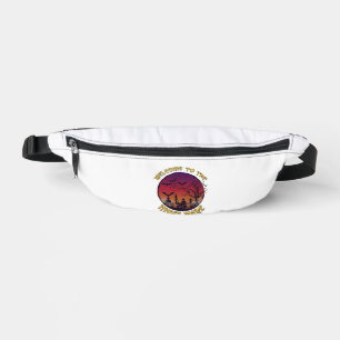Sacs Banane Nuit de bienvenue Jument Halloween Lune Rouge Cime