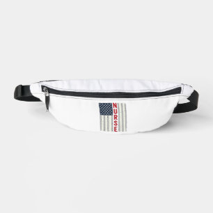 Sacs Banane Nurse Drapeau Américain Vintage Gravure Design de