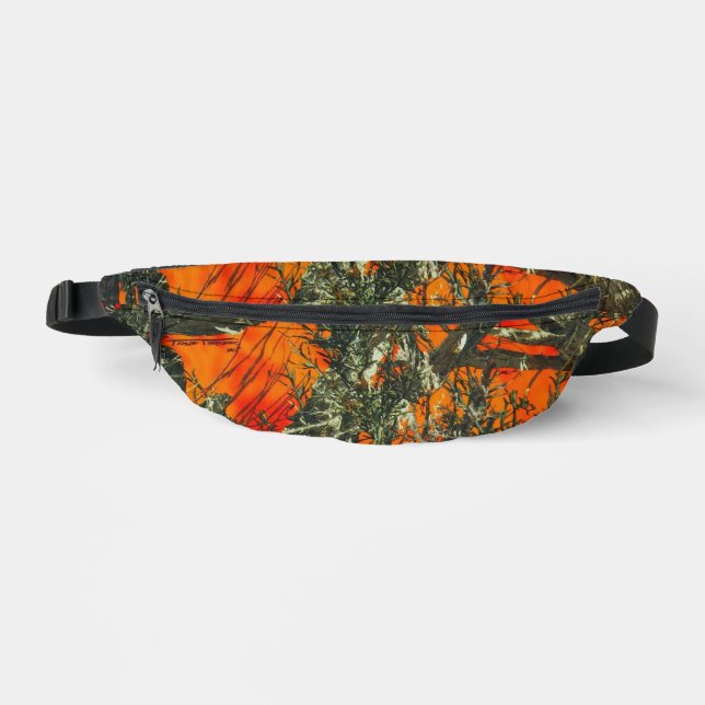 Sacs Banane Orange Leaf Camouflage  (Recto)