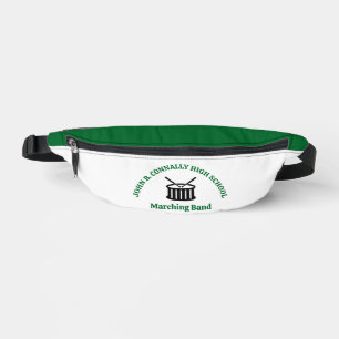 Sacs Banane Orchestre d'école secondaire Green personnalisé