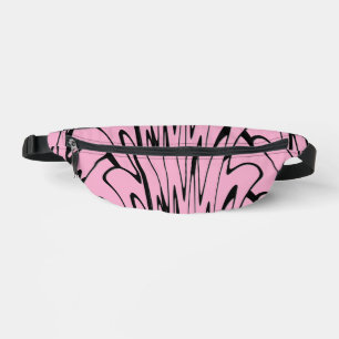 Sacs Banane Où l'art rencontre la pensée noir et rose